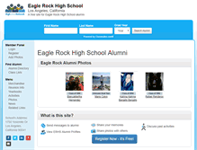 Tablet Screenshot of eaglerockhighschool.org